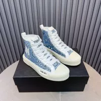 Cheap Amiri High Tops Shoes For Men #1361816 Replica Wholesale [$112.00 USD] [ITEM#1361816] on Replica Amiri High Tops Shoes