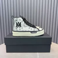 Cheap Amiri High Tops Shoes For Men #1361824 Replica Wholesale [$112.00 USD] [ITEM#1361824] on Replica Amiri High Tops Shoes