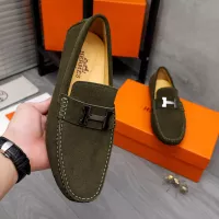Cheap Hermes Leather Shoes For Men #1361856 Replica Wholesale [$76.00 USD] [ITEM#1361856] on Replica Hermes Leather Shoes