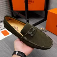 Cheap Hermes Leather Shoes For Men #1361856 Replica Wholesale [$76.00 USD] [ITEM#1361856] on Replica Hermes Leather Shoes