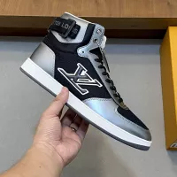 Cheap Louis Vuitton High Tops Shoes For Men #1361977 Replica Wholesale [$82.00 USD] [ITEM#1361977] on Replica Louis Vuitton High Tops Shoes