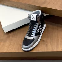Cheap Louis Vuitton High Tops Shoes For Men #1361977 Replica Wholesale [$82.00 USD] [ITEM#1361977] on Replica Louis Vuitton High Tops Shoes