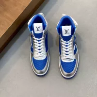 Cheap Louis Vuitton High Tops Shoes For Men #1361978 Replica Wholesale [$82.00 USD] [ITEM#1361978] on Replica Louis Vuitton High Tops Shoes
