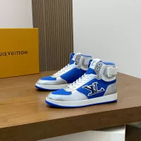 Cheap Louis Vuitton High Tops Shoes For Men #1361978 Replica Wholesale [$82.00 USD] [ITEM#1361978] on Replica Louis Vuitton High Tops Shoes