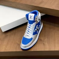 Cheap Louis Vuitton High Tops Shoes For Men #1361978 Replica Wholesale [$82.00 USD] [ITEM#1361978] on Replica Louis Vuitton High Tops Shoes