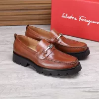 Cheap Salvatore Ferragamo Leather Shoes For Men #1362015 Replica Wholesale [$96.00 USD] [ITEM#1362015] on Replica Salvatore Ferragamo Leather Shoes