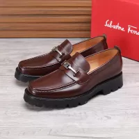 Cheap Salvatore Ferragamo Leather Shoes For Men #1362016 Replica Wholesale [$96.00 USD] [ITEM#1362016] on Replica Salvatore Ferragamo Leather Shoes