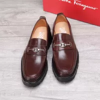 Cheap Salvatore Ferragamo Leather Shoes For Men #1362016 Replica Wholesale [$96.00 USD] [ITEM#1362016] on Replica Salvatore Ferragamo Leather Shoes
