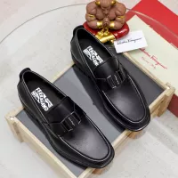 Cheap Salvatore Ferragamo Leather Shoes For Men #1362020 Replica Wholesale [$85.00 USD] [ITEM#1362020] on Replica Salvatore Ferragamo Leather Shoes