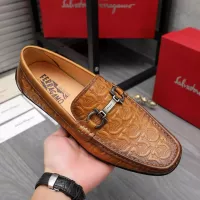 Cheap Salvatore Ferragamo Leather Shoes For Men #1362023 Replica Wholesale [$76.00 USD] [ITEM#1362023] on Replica Salvatore Ferragamo Leather Shoes