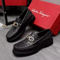 Cheap Salvatore Ferragamo Leather Shoes For Men #1362028 Replica Wholesale [$96.00 USD] [ITEM#1362028] on Replica Salvatore Ferragamo Leather Shoes