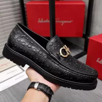 Cheap Salvatore Ferragamo Leather Shoes For Men #1362028 Replica Wholesale [$96.00 USD] [ITEM#1362028] on Replica Salvatore Ferragamo Leather Shoes