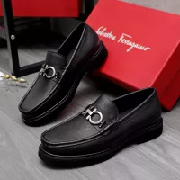 Cheap Salvatore Ferragamo Leather Shoes For Men #1362030 Replica Wholesale [$96.00 USD] [ITEM#1362030] on Replica Salvatore Ferragamo Leather Shoes
