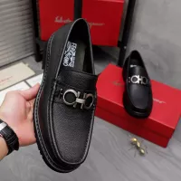 Cheap Salvatore Ferragamo Leather Shoes For Men #1362030 Replica Wholesale [$96.00 USD] [ITEM#1362030] on Replica Salvatore Ferragamo Leather Shoes
