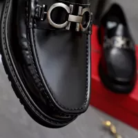 Cheap Salvatore Ferragamo Leather Shoes For Men #1362031 Replica Wholesale [$96.00 USD] [ITEM#1362031] on Replica Salvatore Ferragamo Leather Shoes