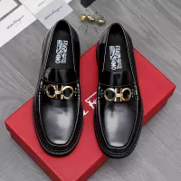 Cheap Salvatore Ferragamo Leather Shoes For Men #1362032 Replica Wholesale [$96.00 USD] [ITEM#1362032] on Replica Salvatore Ferragamo Leather Shoes