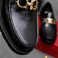Cheap Salvatore Ferragamo Leather Shoes For Men #1362032 Replica Wholesale [$96.00 USD] [ITEM#1362032] on Replica Salvatore Ferragamo Leather Shoes