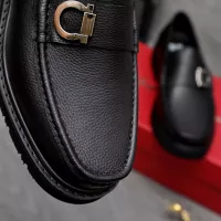 Cheap Salvatore Ferragamo Leather Shoes For Men #1362033 Replica Wholesale [$96.00 USD] [ITEM#1362033] on Replica Salvatore Ferragamo Leather Shoes