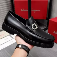 Cheap Salvatore Ferragamo Leather Shoes For Men #1362034 Replica Wholesale [$96.00 USD] [ITEM#1362034] on Replica Salvatore Ferragamo Leather Shoes