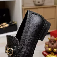 Cheap Salvatore Ferragamo Leather Shoes For Men #1362035 Replica Wholesale [$88.00 USD] [ITEM#1362035] on Replica Salvatore Ferragamo Leather Shoes