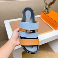 Cheap Hermes Slippers For Men #1362086 Replica Wholesale [$56.00 USD] [ITEM#1362086] on Replica Hermes Slippers