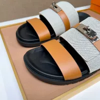 Cheap Hermes Slippers For Men #1362088 Replica Wholesale [$56.00 USD] [ITEM#1362088] on Replica Hermes Slippers