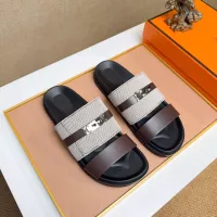 Cheap Hermes Slippers For Men #1362090 Replica Wholesale [$56.00 USD] [ITEM#1362090] on Replica Hermes Slippers