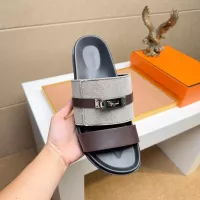 Cheap Hermes Slippers For Men #1362090 Replica Wholesale [$56.00 USD] [ITEM#1362090] on Replica Hermes Slippers