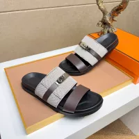 Cheap Hermes Slippers For Men #1362090 Replica Wholesale [$56.00 USD] [ITEM#1362090] on Replica Hermes Slippers