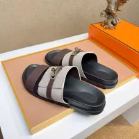 Cheap Hermes Slippers For Men #1362090 Replica Wholesale [$56.00 USD] [ITEM#1362090] on Replica Hermes Slippers