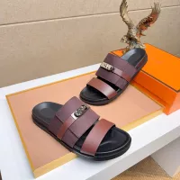 Cheap Hermes Slippers For Men #1362092 Replica Wholesale [$56.00 USD] [ITEM#1362092] on Replica Hermes Slippers
