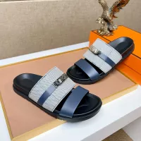 Cheap Hermes Slippers For Men #1362096 Replica Wholesale [$56.00 USD] [ITEM#1362096] on Replica Hermes Slippers