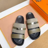 Cheap Hermes Slippers For Men #1362104 Replica Wholesale [$56.00 USD] [ITEM#1362104] on Replica Hermes Slippers