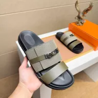 Cheap Hermes Slippers For Men #1362104 Replica Wholesale [$56.00 USD] [ITEM#1362104] on Replica Hermes Slippers