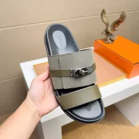 Cheap Hermes Slippers For Men #1362104 Replica Wholesale [$56.00 USD] [ITEM#1362104] on Replica Hermes Slippers