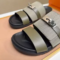 Cheap Hermes Slippers For Men #1362104 Replica Wholesale [$56.00 USD] [ITEM#1362104] on Replica Hermes Slippers