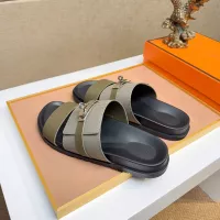 Cheap Hermes Slippers For Men #1362104 Replica Wholesale [$56.00 USD] [ITEM#1362104] on Replica Hermes Slippers