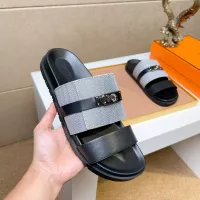 Cheap Hermes Slippers For Men #1362110 Replica Wholesale [$56.00 USD] [ITEM#1362110] on Replica Hermes Slippers