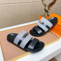 Cheap Hermes Slippers For Men #1362110 Replica Wholesale [$56.00 USD] [ITEM#1362110] on Replica Hermes Slippers