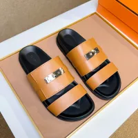 Cheap Hermes Slippers For Men #1362114 Replica Wholesale [$56.00 USD] [ITEM#1362114] on Replica Hermes Slippers