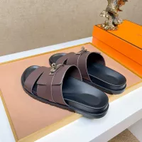 Cheap Hermes Slippers For Men #1362116 Replica Wholesale [$56.00 USD] [ITEM#1362116] on Replica Hermes Slippers