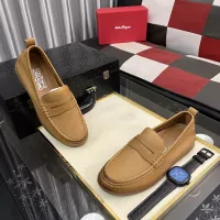 Cheap Salvatore Ferragamo Leather Shoes For Men #1362168 Replica Wholesale [$92.00 USD] [ITEM#1362168] on Replica Salvatore Ferragamo Leather Shoes