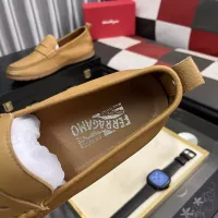 Cheap Salvatore Ferragamo Leather Shoes For Men #1362168 Replica Wholesale [$92.00 USD] [ITEM#1362168] on Replica Salvatore Ferragamo Leather Shoes
