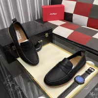 Cheap Salvatore Ferragamo Leather Shoes For Men #1362169 Replica Wholesale [$92.00 USD] [ITEM#1362169] on Replica Salvatore Ferragamo Leather Shoes