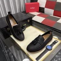 Cheap Salvatore Ferragamo Leather Shoes For Men #1362172 Replica Wholesale [$92.00 USD] [ITEM#1362172] on Replica Salvatore Ferragamo Leather Shoes