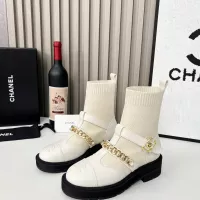 Cheap Chanel Boots For Women #1362558 Replica Wholesale [$122.00 USD] [ITEM#1362558] on Replica Chanel Boots