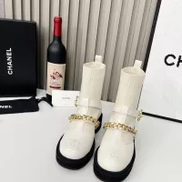 Cheap Chanel Boots For Women #1362558 Replica Wholesale [$122.00 USD] [ITEM#1362558] on Replica Chanel Boots