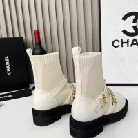 Cheap Chanel Boots For Women #1362558 Replica Wholesale [$122.00 USD] [ITEM#1362558] on Replica Chanel Boots