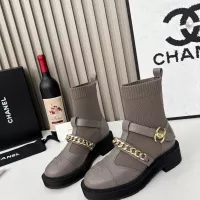 Cheap Chanel Boots For Women #1362561 Replica Wholesale [$122.00 USD] [ITEM#1362561] on Replica Chanel Boots