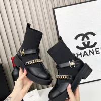 Cheap Chanel Boots For Women #1362562 Replica Wholesale [$122.00 USD] [ITEM#1362562] on Replica Chanel Boots